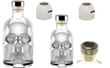 Totenkopf Flasche Skull leer