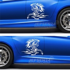 2x Pferde Aufkleber 39cm B01