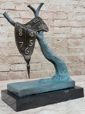 Statue Skulptur Bronze Montre Molle Salvador DALI Wohn Büro Dekoration
