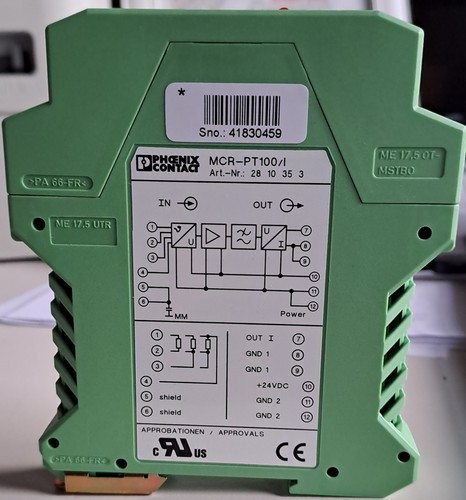 Signalwandler eingang pt100 - signalwandler,