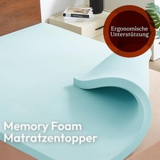 4/6CM Komfortschaum Matratzen Topper atmungsaktive Matratzenauflage Memory Foam