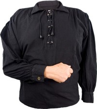 Piratenhemd schnürhemd - piratenhemd,
