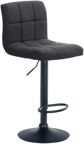Barhocker calma stoff - barhocker, schwarz