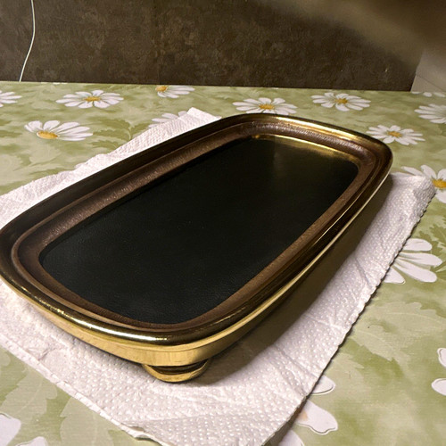 Art déco messingtablett - messingtablett, 4