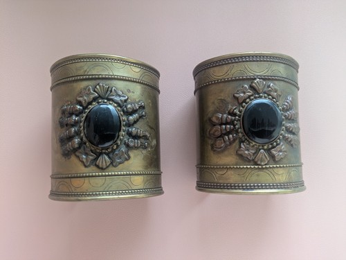 Vintage armspangen aus - 2x,