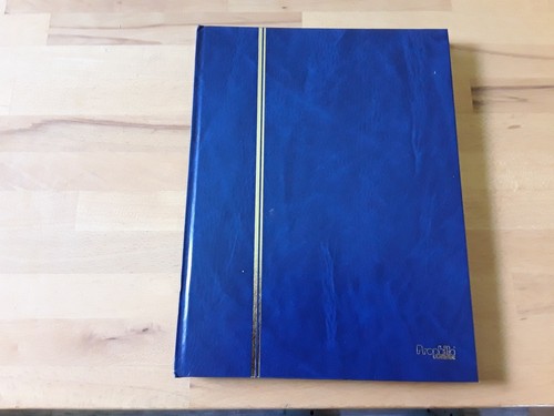 Briefmarkenalbum mit 16 - ,