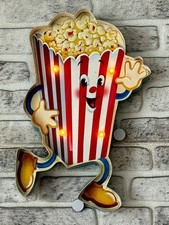 Blechschild Popcorn geprägt