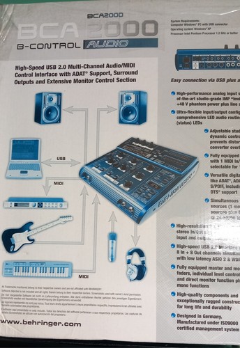 Interface mischpult behringer - interface,