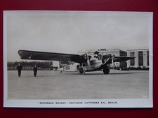 AK - BERLIN - FLUGPLATZ - ROHRBACH ROLAND FLUGZEUG - DEUTSCHE LUFTHANSA