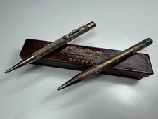 2 Stk alter SILBER MECHANISCHER BLEISTIFT Mechanical Pencil um 1910 Schreibgerät