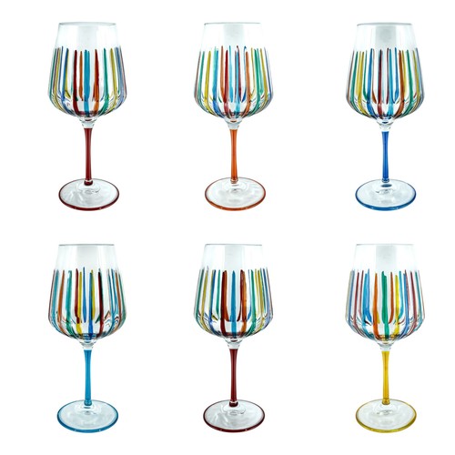 Zecchin murano weingläser set - zecchin,