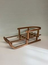 Alter Puppenschlitten kleiner Schlitten Holz Deko Vintage Retro