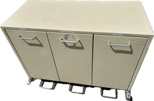 Hammerlit Wäschewagen Abfallsammler Wertstoffsammler Müllsammler 3-fach