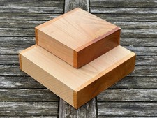 Kirsche 15x15x8cm 1St, Holz, Drechselholz, Klotz, Drechseln