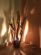 Treibholz Lampe 104cm natur