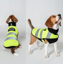 Hundeweste Reflektierend Sicherheitsweste Sichtbarkeit Outdoor Spaziergänge Gelb