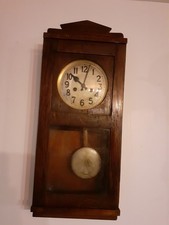 Regulator Wanduhr Pendeluhr   ( Gustav Becker Silesia) (65x29x14 cm) Antiquität