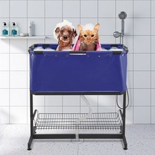Hundebadewanne Erhöhte Haustierbadewanne Pflegewaschwanne für Hunde und Katzen