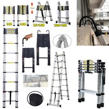 Alu Teleskopleiter Stehleiter Leiter Anlegeleiter Mehrzweckleiter 3.2M 5M EN131