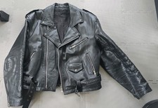 Echtleder Jacke Schwere robuste Herren Bikerlederjacke