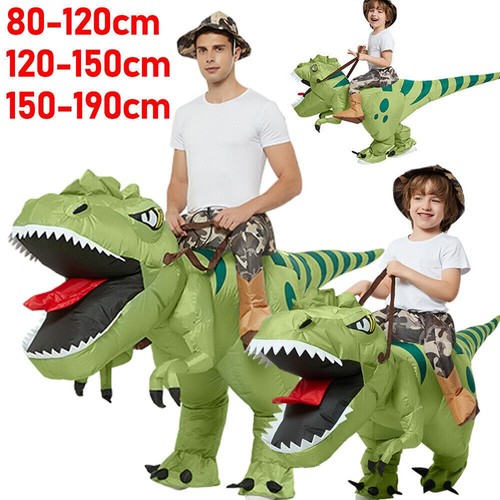 Rex kostüm aufblasbare - 1x, t-rex-kostüm