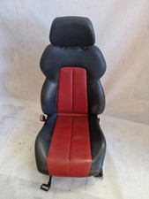 11SL* Mercedes SLK R170 Fahrersitz Sitz Leder Links schwarz-rot