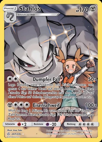 Pokemon karte stahlos - stahlos, 247/236