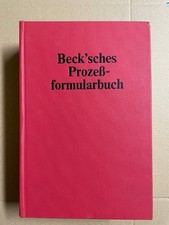 Beck'sches Prozeßformularbuch