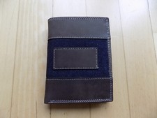 NEU! Portemonnaie Geldbörse Damenportemonnaie Jeans braun blau