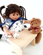 Müller Wichtel Elly Emma von Rosemarie Müller Künstlerpuppe Zertifikat + Zubehör