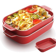 Lasagne Auflaufform Keramik rechteckig 22x12cm klein ofenfest Kochgeschirr