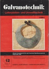 GALVANOTECHNIK. Band 86 -