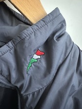 Übergangsjacke von Equiline Gr. M in Grau mit Logo am Kragen