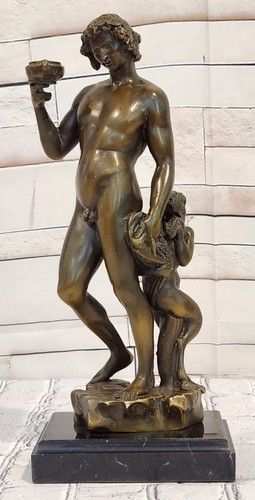 Bacchus wein gott figur bronze - gott,