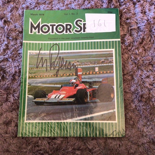 Motorsport magazine signed by - ,