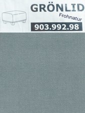 Ikea GRÖNLID Bezug für Hocker Ljungen hellgrün NEU OVP 903.992.98 Wechselbezug