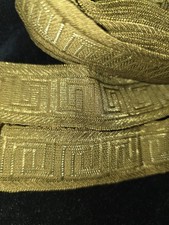 Gold Brokat TRESSE Borte Band