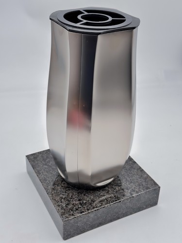 Blumenvase vase edelstahl - ,