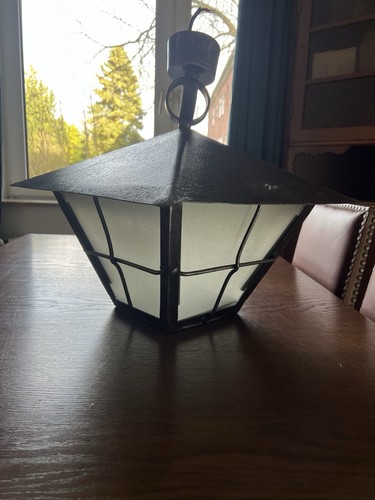 Antike lampe burgbogen - lampe,,