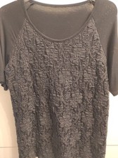 Shirt schwarz mit Spitze Gr