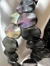 1 Regenbogen Obsidian Armband Stretcharmband Edelstein Kristall 19 mm Heilstein