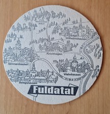 * ALTER BIERDECKEL * FULDATAL KREISSPARKASSE KASSEL - WENN`S UM IHR GELD GEHT