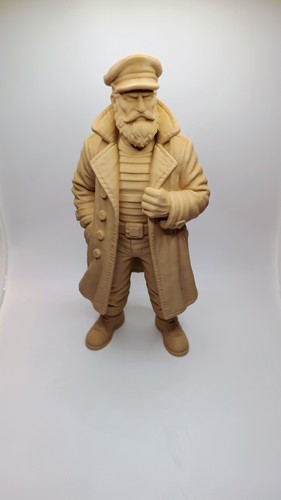 Markanter seemann mit mantel - markanter,