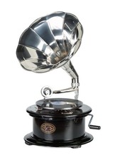 Grammophon Holz Schellack
