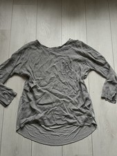 Bluse mit Glitzer Oberteil