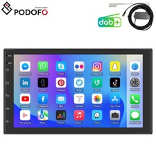 2 Doppel DIN 7" DAB+ Android 13 AUTORADIO mit GPS Navigation NAVI BLUETOOTH USB