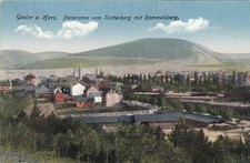 Goslar, Harz, Panorama vom Kattenberg mit Rammelsberg gl1928 G2188