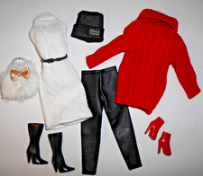 %*Barbie City Style Kleidung*Pullover*Kunstlederhose*Kleid*Schuhe*Mütze*Tasche*%