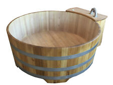 Holzbadewanne Holzwanne Holz Whirlwanne Badewanne Winzerbad Rundwanne Sprudelbad