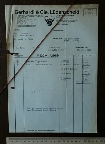 Gerhardi lüdenscheid 1938 - lüdenscheid,